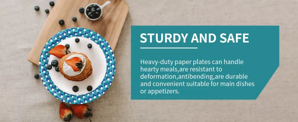 Heavy-duty Paper Plates